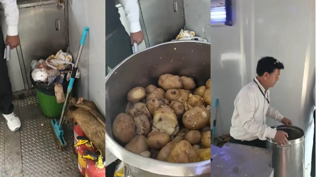 Shocking Discovery: Rotten Food Seized from Awadh Express Pantry