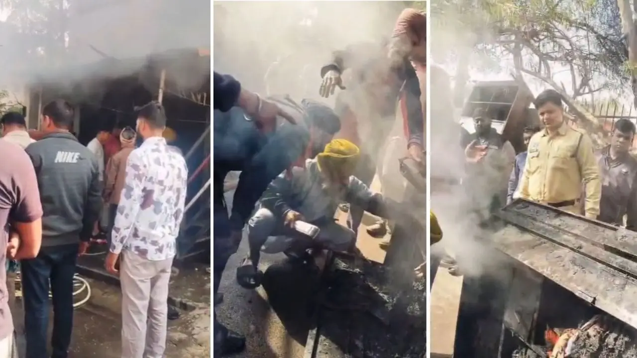 Elderly Man Dies in Raipur House Fire, Trapped by Locked Gate